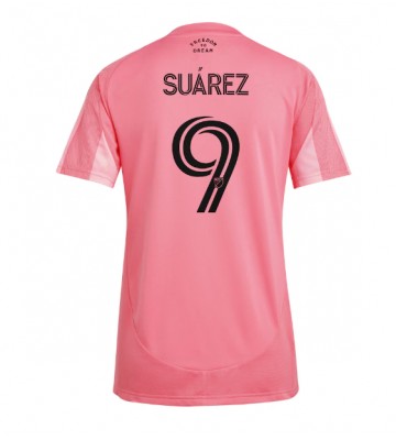 Inter Miami Luis Suarez #9 Replika Hjemmebanetrøje Dame 2025-26 Kortærmet